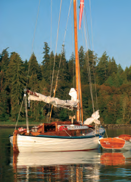 Picture of an anchored boat