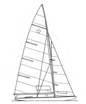 In the 1930s the Star Class adopted its present-day tall Marconi rig.