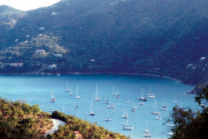 Now that cruising sailboats like these in St. John, USVI, have access to the Internet, the coconut telegraph operates at cyber speed.