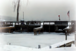 Picture of a frozen dock