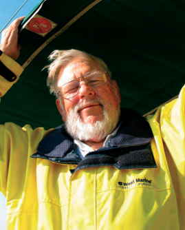 Richard began as a self-taught sailor, then figured he would learn a whole lot faster if he sailed with others.