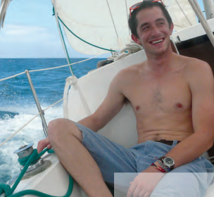 On one of his first outings aboard Cruzan Time, Daniel gets a sense of how it feels to be sailing — really sailing.