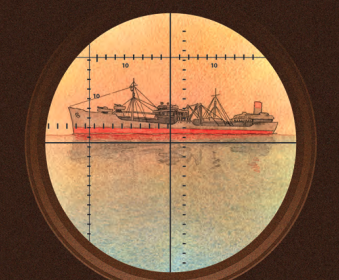 A boat in the crosshairs