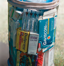 Instead of groping blindly, see, target, and extract from a see-through bag.