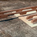 With this technique, Ferman was able to refinish his grabrails using no masking tape and without having to clean the deck afterward.