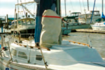 A man standing on a boat