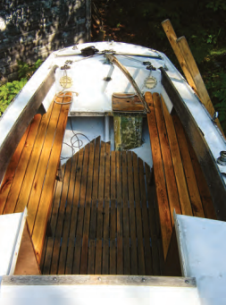 With new cockpit seats and the sole refinished, Occam’s Razor began to look like a proper yacht once more.