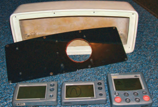 Joe bought a used instrument pod but couldn’t use its faceplate . . .