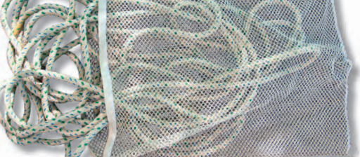 The trick to washing rope is to put it in a bag.