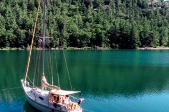 Remote anchorages provide solitude that is hard to find in daily life.