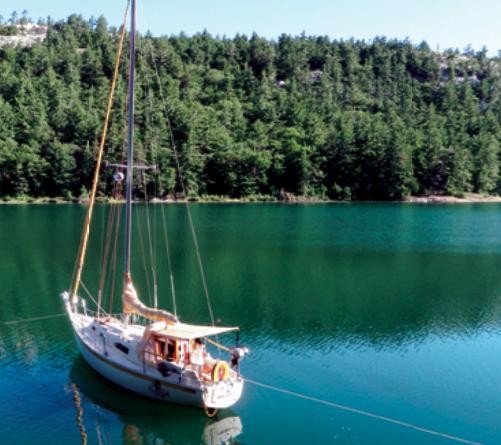 Remote anchorages provide solitude that is hard to find in daily life.