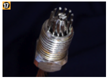 Properly assembled, the strands lie uniformly around the wedge.