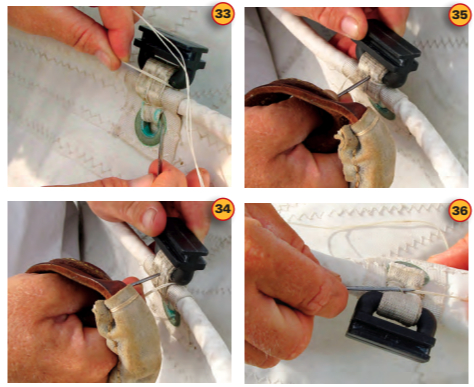 Instruction pictures 33-36