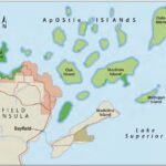 Map of the Apostle Islands