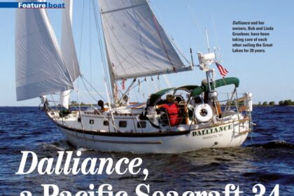 Dalliance and her owners, Bob and Linda Graebner, have been taking care of each other sailing the Great Lakes for 20 years.