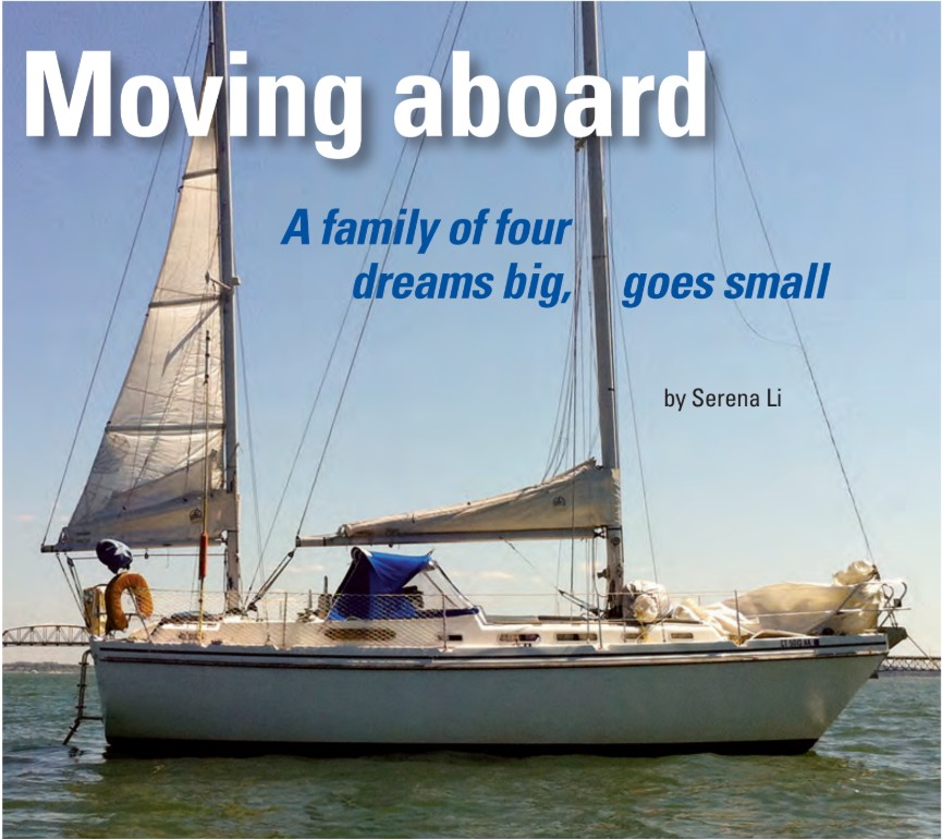 Although at 32 feet Wildest Dream is smaller than they imagined their dream boat would be Serena and Tig have found her to be everything they need right now.