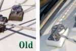 old and new deck pads