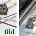 old and new deck pads