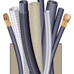 Illustration of different style of hoses