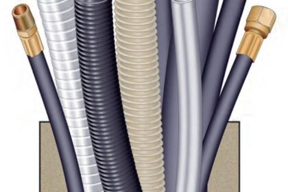 Illustration of different style of hoses