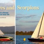 Opinel, a Columbia Sabre, at left, and Dagr, an Ericson Scorpion, represent the two classes of restored raceboats that grace the waters of Fern Ridge Reservoir in Oregon.