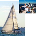 Ron Rueckwald was drawn to the Morgan 42 Mk II’s lines 37 years ago. He and his wife, Dorinda (inset), sail her on Lake Michigan.