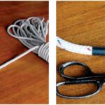 The tape splice is very simple. Butt the ends of the old and new halyards together on the strapping tape, at left, and fold the tape around the lines. For added security, wrap the splice with electrical tape, at right. The deck or the mast make convenient surfaces to work on.