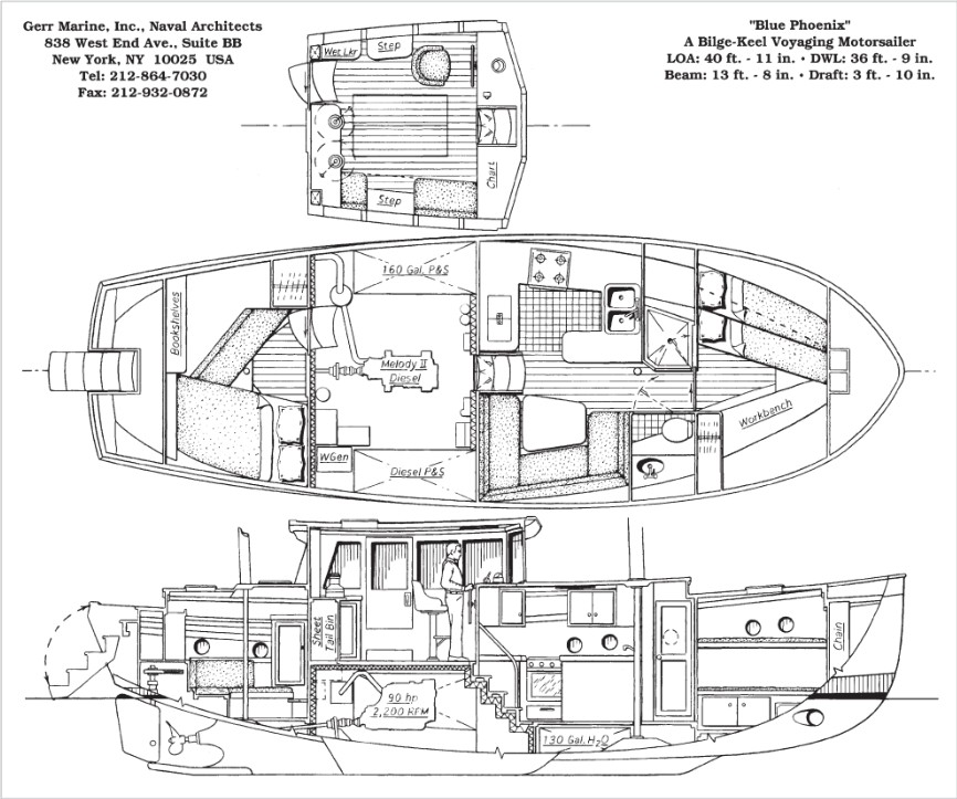This interior arrangement is the result of hours of noodling, with the eraser as much as with the pen.