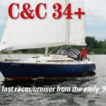 C&C designs are easily recognized with their somewhat aggressive lines that suggest performance above the average. The C&C 34+ is no exception, and Intuitive, owned by Paul and Cheryl Vesetinski, carries the look boldly in her dark blue livery.