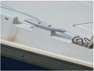 Deck details illustrate how Dufour applied production engineering ideas to boatbuilding.