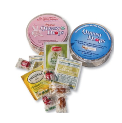 Herbal teas and lozenges are readily available.