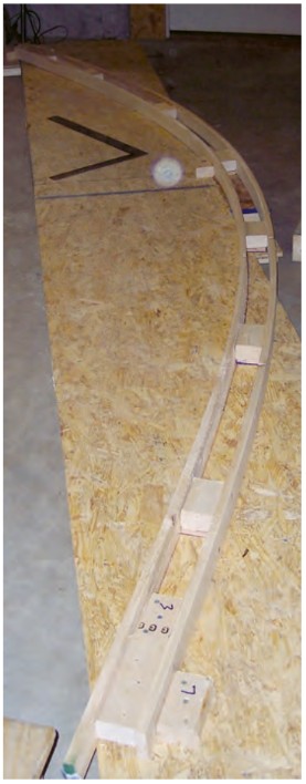 The basic component of the Stimson shed is a bow. Longer shed, more bows.