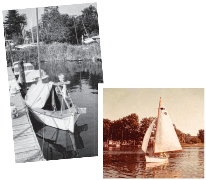 Geoff’s family kept Hee Haw in Milford Harbor, Connecticut, where they had sheltered waters and easy access to Long Island Sound.