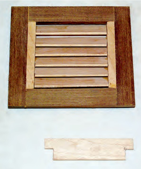 The slats end up T-shaped.