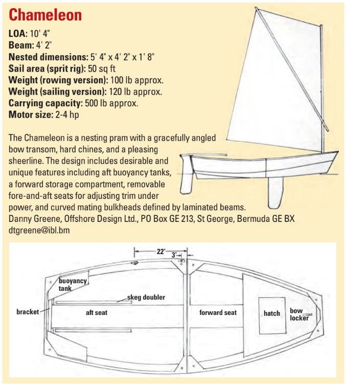 Drawing and specs of a Chameleon