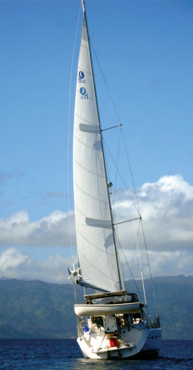 Before leaving Fiji on her fateful voyage to Tonga, Viani displayed the grace she once possessed as a sailing boat.