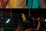 The sound of drums, at right, drew Heather and friends to witness a spectacle of music and dance, below.
