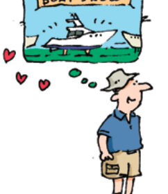 Illustration of a man thinking