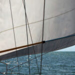 Clarence’s light-duty, low-cost whisker pole is just the ticket for holding out the genoa when running in light winds.