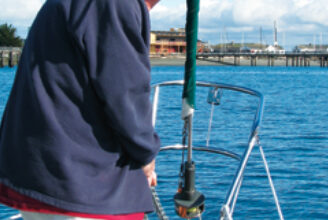 Jim hollers, “AAAYYYYY-Oh!” to indicate, “The anchor is up and you may now proceed.”