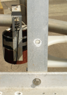 Aluminum corrodes when it’s in direct contact with stainless-steel fasteners.