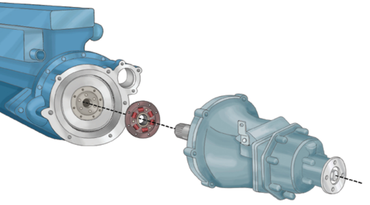 Bolted to the engine’s flywheel inside the bell housing, the damper plate protects the transmission by absorbing the shock when forward or reverse gear is engaged.
