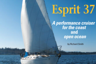 Sequester, an Esprit 37, has taken her owners, Duane and Barbara Tack, thousands of miles.