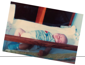 As a baby, Kala slept peacefully aboard Tardis unaware of how the boat would leave its imprint on her subconscious.