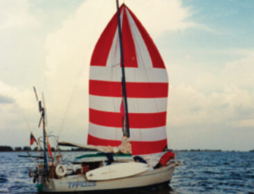 Tardis-Planet Earth, almost invisible under her cruising accoutrements, gave a family a taste for small-boat adventures.