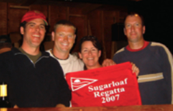 Leah and the crew that helped her overcome her fear hold a memento of this turning point in her sailing life.