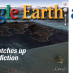 While anchored at Gambier Island, British Columbia, Alex Morton obtained an eagle’s-eye perspective of his surroundings from Google Earth.
