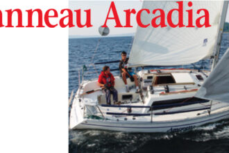 Amoretto, a Jeanneau Arcadia, has a classic 1980s European look and sails like a big dinghy, which suits her owners, Sheryl and Marty Bower, who race her out of Edmonds, Washington.