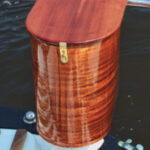 A small outlay in materials and a few hours of labor brought Ken a gas locker that turns heads wherever he sails.