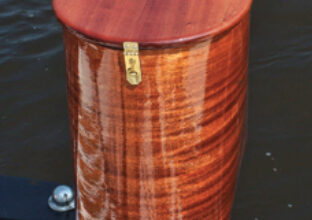 A small outlay in materials and a few hours of labor brought Ken a gas locker that turns heads wherever he sails.